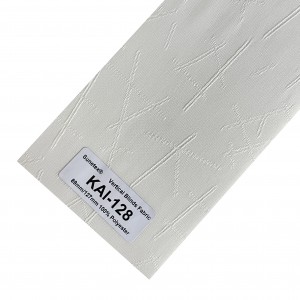 Vertical Blinds Fabric Motorized 100% Polyester Translucent Panels Rau Kev Kho Mob
