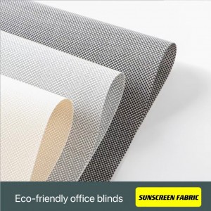 3% openness roller blind fabric sunscreen fabric for customized window