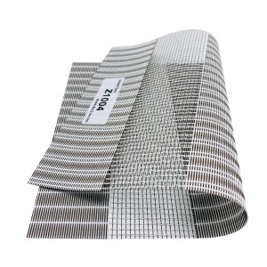 Wholesale Double Layers Day Night Populêr foar finster Zebra Blinds Fabric