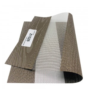Ang Chinese China Manufacturer Nagsuplay ug Bag-ong Estilo nga Zebra Window Roller Blinds Wholesale Outdoor Fabric