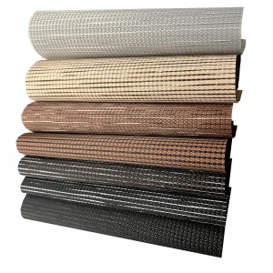 100% Polyester Fabric Roll Semi Blackout Roller Blinds Para sa Window Fabric Shades Shutters
