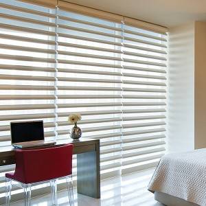 Factory Hot Sell Shangri-La Sheer Blinds Fabric 100% Polyester