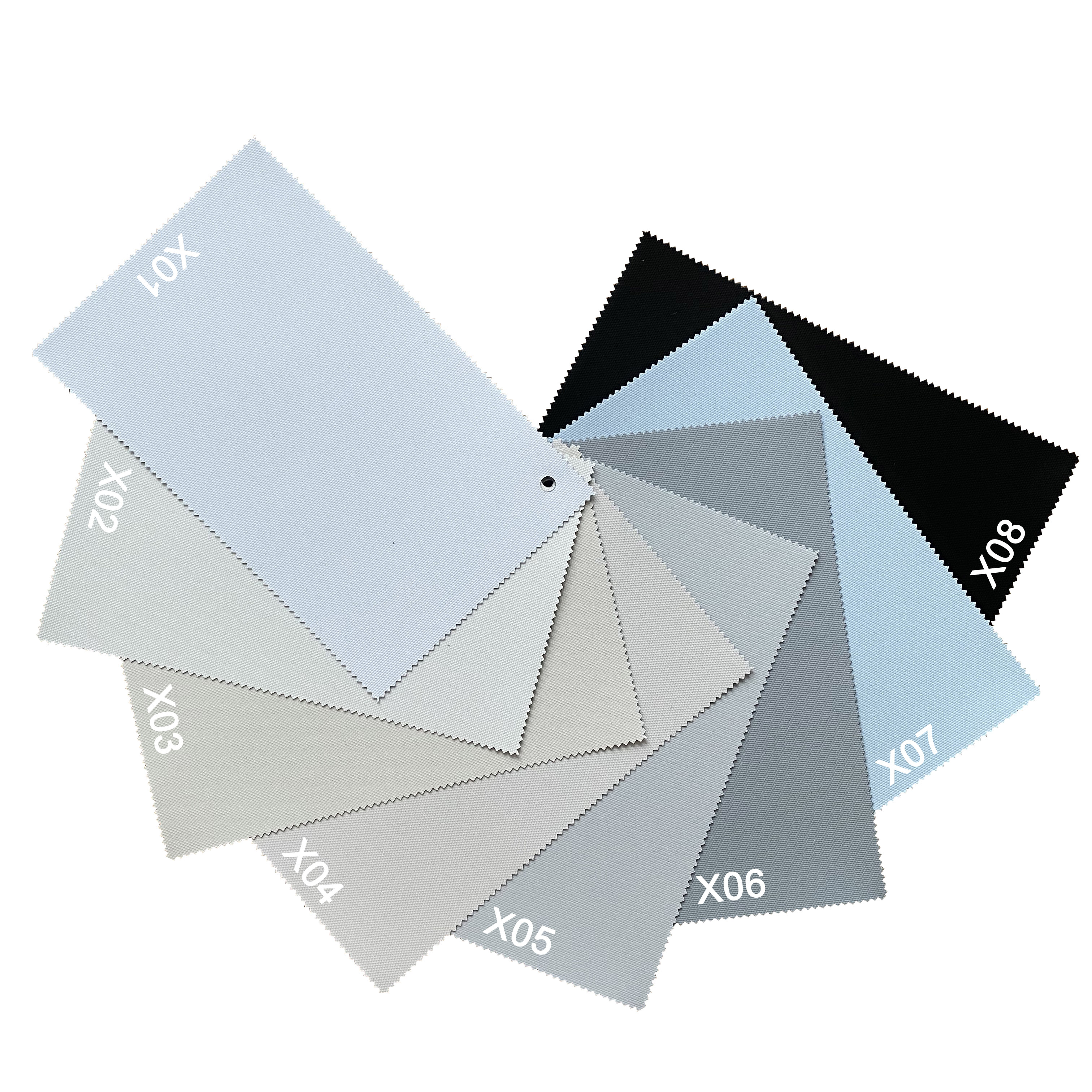 ¿Qué colores tenemos para la tela de persiana enrollable opaca de fibra de vidrio?