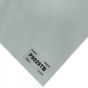 ការតុបតែងគេហដ្ឋាន 100% Polyester Blackout Roller Shades Fabrics for Window