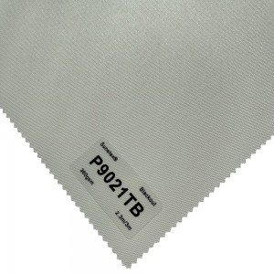 Gba Awọn ayẹwo Ọfẹ Ti 100% Polyester Block Light White Coating Roller Blinds Fabric