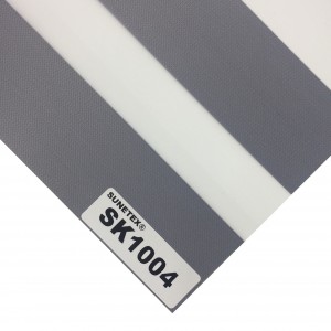 Pencere Tedavisi İçin Yüksek Son% 100 Polyester Yarı Saydam Şeffaf Elegance Rulo Kumaş