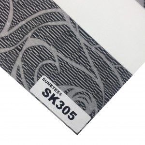 Borong berkualiti tinggi 100% poliester kain zebra jacquard untuk buta roller