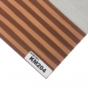 Osunwon didara to gaju 100% polyester jacquard zebra fabric fun afọju rola