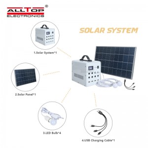 Solar Photovoltaic Lighting System For Outdoors and Home Gardens