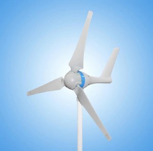 wind turbine water heating system