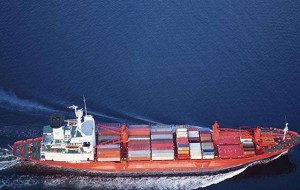 Trattamento dei gas di scarico dei motori delle navi