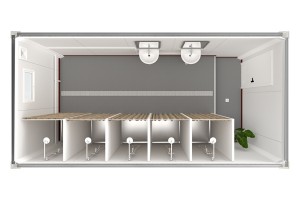 I-Detachable 2.4 Meter & 3 Meter Shower House