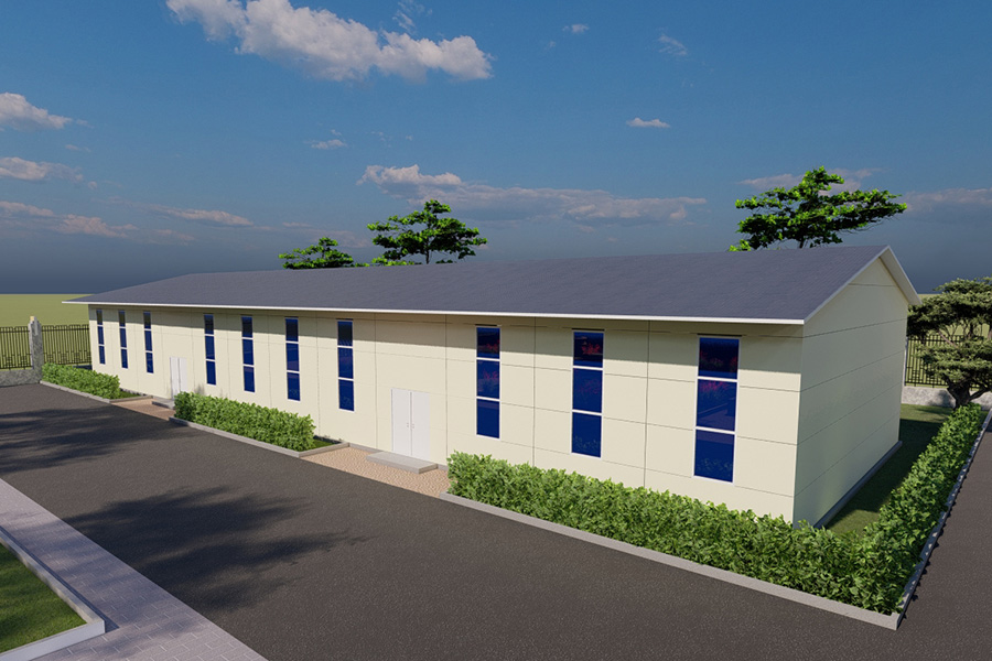 Mababang Gastos Pre-Built KZ Prefab Panel House Itinatampok na Larawan