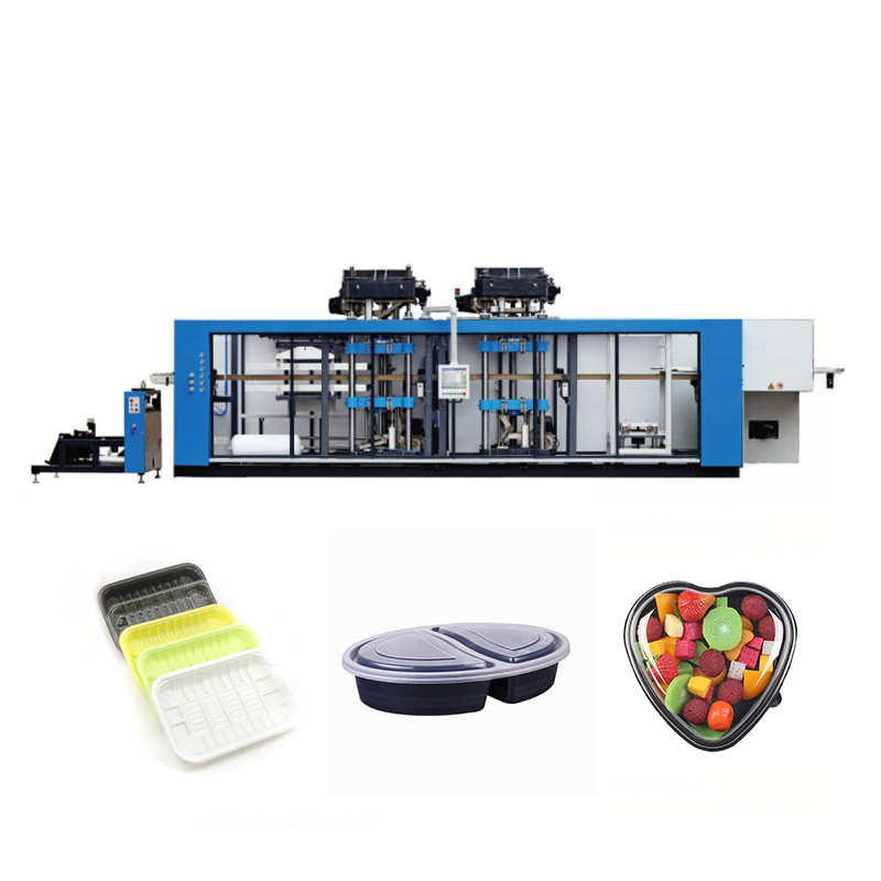 Medium Layout 3 Station PP PET PS PVC Plastic Thermoforming Machine Featured Image