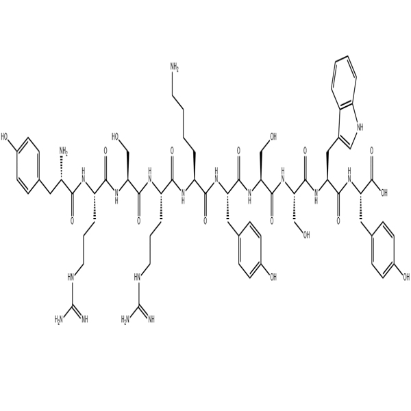 Chemische Formel von Decapeptid-12