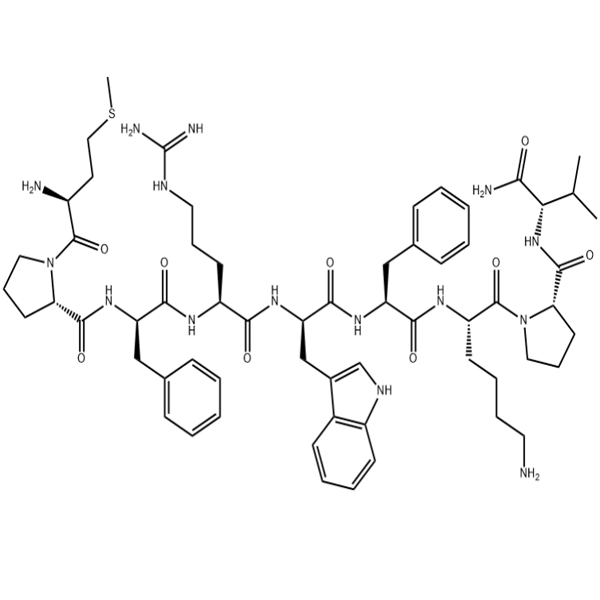 Chemische Formel von Nonapeptid-1 Melanostatin