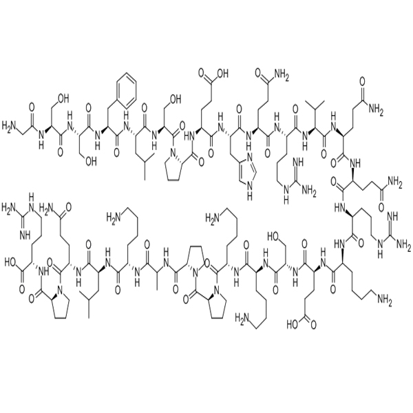 [Des-oktanoil]-Ghrelin (homa)/313951-59-6/GT-Peptido/Peptido-Provizanto