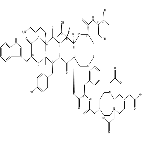 Edotreotide/204318-14-9 /GT Peptide/Qaybiyaha Peptide