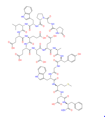 Gastrin-1 ሰው/10047-33-3/GT Peptide/Peptide አቅራቢ ተለይቶ የቀረበ ምስል
