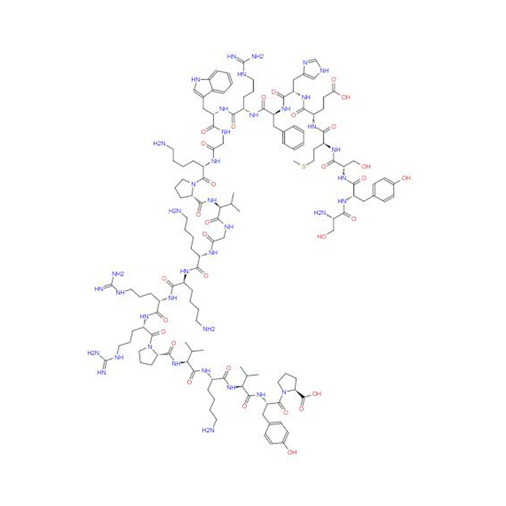 Tetracosactidacetat Chemische Strukturformel