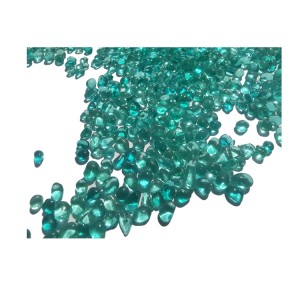 GB-012 glass beads kallaite color recycled...