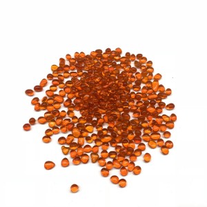 GB-015 cuentas de vidrio de color naranja acuario s...