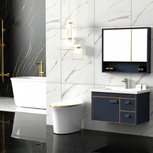 Populārs sienas tualetes spogulis skapis un vannas istabas spogulis ar glabātuvi