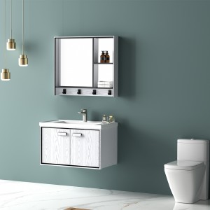 Revolutionieren Sie jedes Badezimmer mit modernen schwebenden Badezimmerwaschtischen und Spiegelschränken