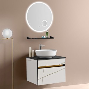 Mazas vannas istabas risinājumi: moderna izlietnes izlietne un neliela izlietne ar izlietni uz galda