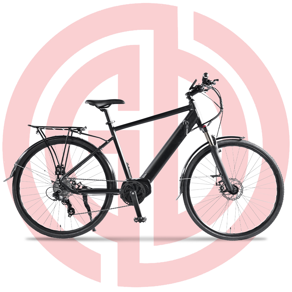 GD-EMB-029: 26” electric mountain bike with rear carry rack and mounted battery Featured Image
