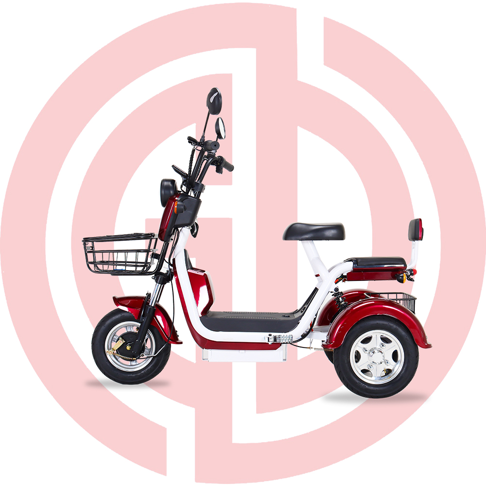 GD-ETB013:600W 48V12A Electric Tricycle Passenger/Cargo Scooter