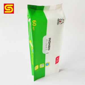 Pouch Packaging Wet Wipes Laminated Plastic