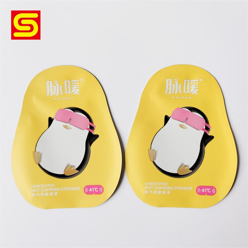 Kinijos formos maišelio gamintojas – „Hot Compress“ akių kaukė, plastikiniai pakavimo maišeliai, rodomas vaizdas