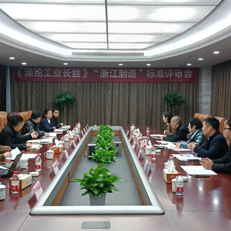 “Made in Zhejiang” group standard “Polyester industrial Yarn” revision review meeting was successfully held