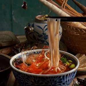 ჩინეთის საუკეთესო მდინარე ლოკოკინები ბრინჯის ნუდლის ჩინური საჭმლის
