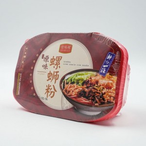 Producto de venta caliente Fideos de caracol Fideos de arroz de caracoles de río de olla caliente autocalentable