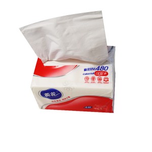 လက်ကားဈေးသက်သာသော Oem 3 Ply Face Paper တခါသုံး Soft Paper Facial Tissues