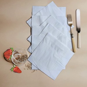 Serviettes en papier de canne à sucre en bambou biodégradables écologiques de fabricant de la Chine serviettes de cocktail