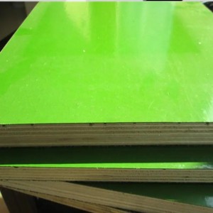 Green Plastic Faced Plywood / Pp Пластик капталган Plywood Panel