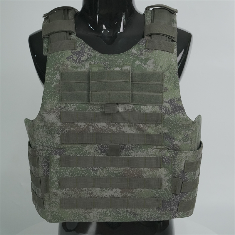FDY-03 Camouflage One-button quick release ballistic plates carrier Featured Image