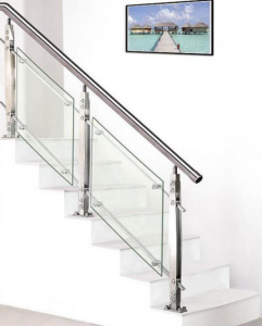 कैबिनेट/डिस्प्ले स्टैंड/विभाजन/सीढ़ी/हैंडरेल/टेबल के लिए साफ़ टेम्पर्ड ग्लास ईएसजी ग्लास