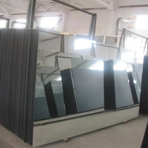 Augstas kvalitātes malu pulēta/slīpu slīpēšanas caurspīdīga viena vai dubultā pārklājuma alumīnija peldošā spoguļa loksne