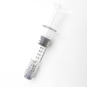Food Grade Luer Lock 1.0ml Glass Syringe Para sa Thc Cbd Oil