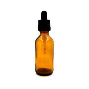 בקבוק טפטפת מזכוכית Gyl Amber עם 0.25 מ"ל עד 1.0 מ"ל פיפטות מדורגות