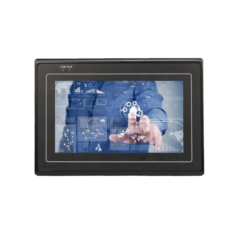 7 tuuman all-in-one upotettu kosketuspaneeli-PC Tuulettimeton WinCE Industrial Tablet PC