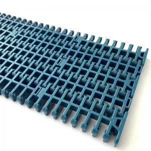 HAASBELTS конвейери көтөрүлгөн кабырга 1000 сериялуу пластикалык модулдук кур