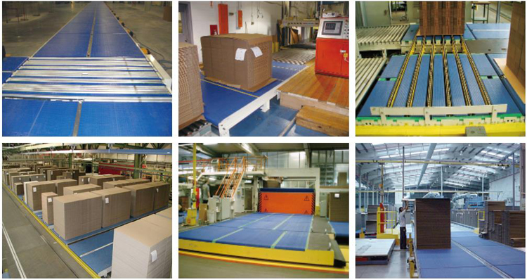 Application of modular mesh belt in Corrugated Cardboard Processing Industry and Battery Industry
