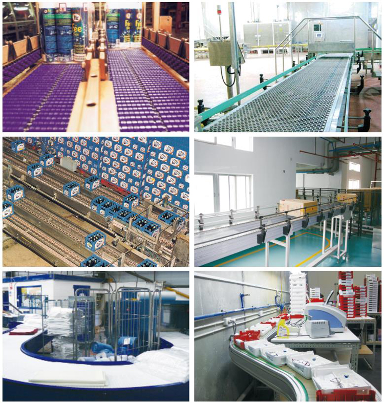 Application of modular mesh belt in Material Handling Industry and Food Processing Industry