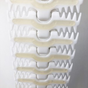 Цепи с боковым изгибом из ПОМ 140 гибких пластиковых цепей
