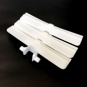 Cadenas flexibles laterais POM Cadenas simples Cadenas de plástico flexible XB